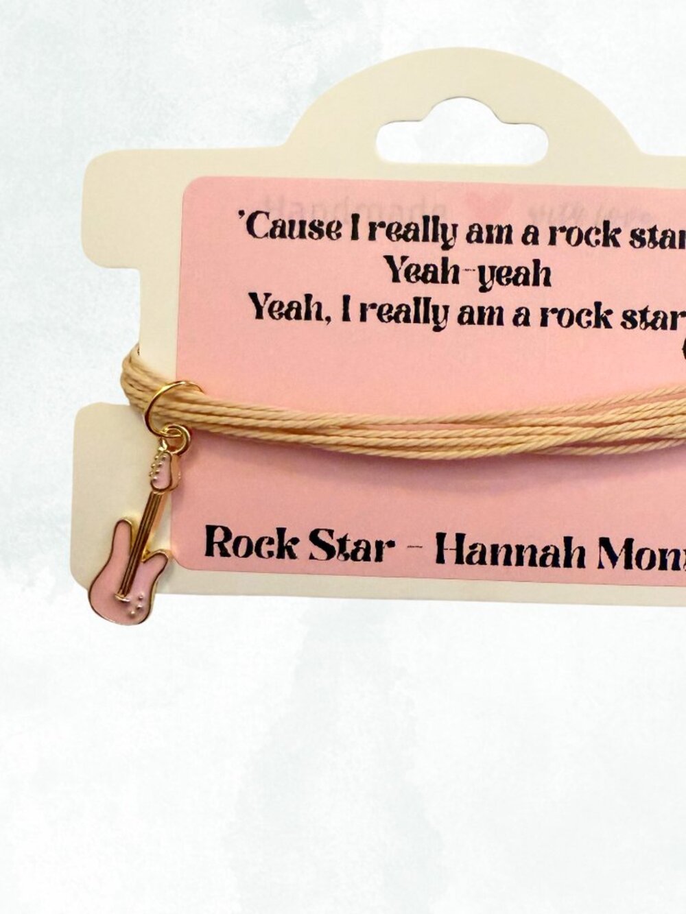 Rock Star - Hannah Montana Y2K DCOM Fan Girl  Layered String Charm Bracelet